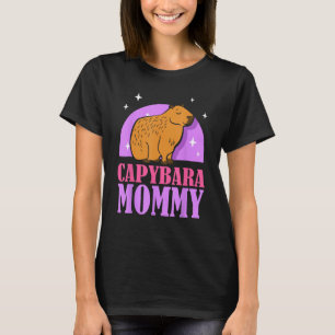 Capybara-Mama Tier Capybaras Nagetier Mutter T-Shirt