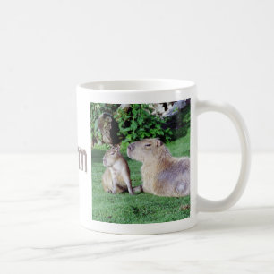 Capybara-Mama und Sohn-Tasse Tasse