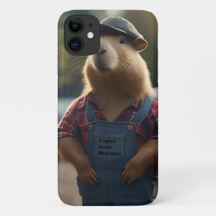 "Capybara Mechanic: Fett, Gänge und gute Roben" Case-Mate iPhone Hülle