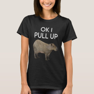 Capybara Meme Pull Up Süße Tier Nagetiere Mammal T-Shirt