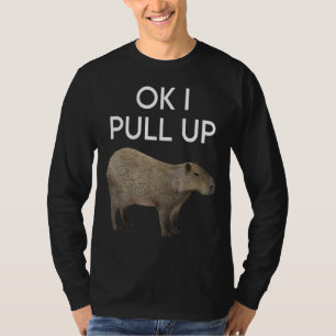 Capybara Meme Pull Up Süße Tier Nagetiere Mammal T-Shirt