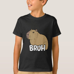 Capybara Meme Sprichwort Bruh mit Capybara Boys Gi T-Shirt