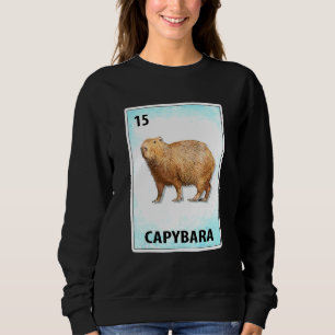 Capybara Mexican Cards Sweatshirt