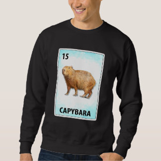 Capybara Mexican Cards Sweatshirt