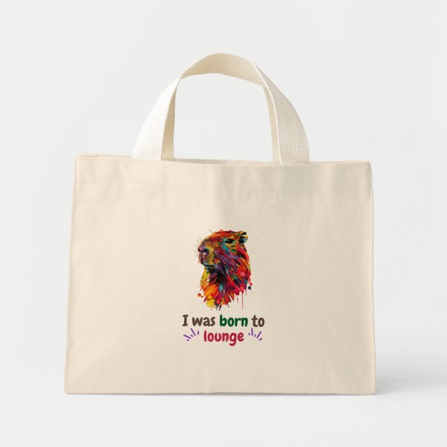 Capybara Mini Stoffbeutel (Vorne)