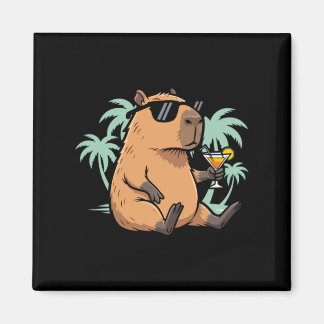 Capybara mit Schwanz - Chill-Vibe Magnet