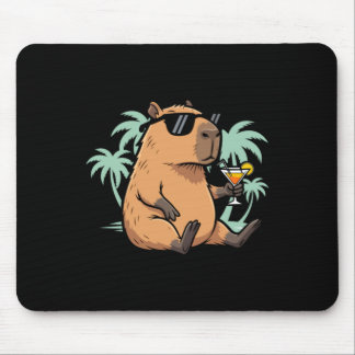 Capybara mit Schwanz - Chill-Vibe Mousepad