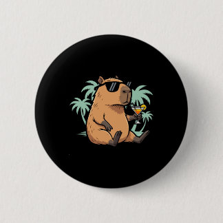Capybara mit Schwanz - Chill-Vibes Button