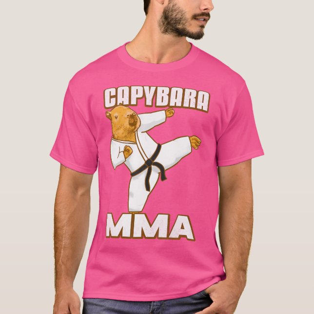 Capybara Mixed Material Arts Mixed Martial Arts T-Shirt (Vorderseite)