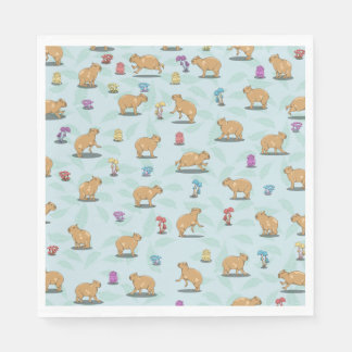 Capybara-Muster Serviette