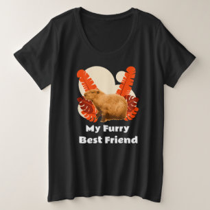 Capybara My Furry Best Friend Große Größe T-Shirt