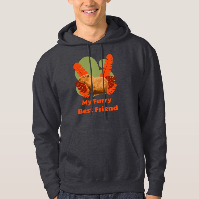 Capybara My Furry Best Friend Hoodie (Vorderseite)
