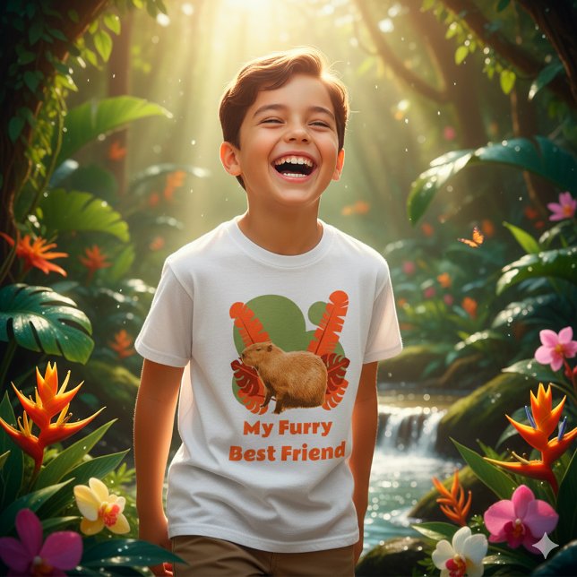 Capybara My Furry Best Friend T-Shirt (Von Creator hochgeladen)