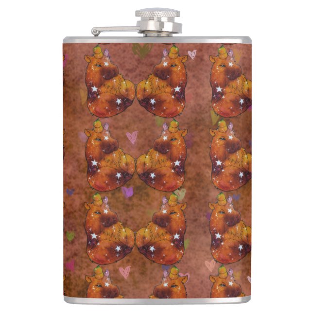Capybara namens Dream Flachmann (Vorderseite)