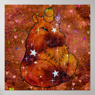 Capybara namens Dream Poster