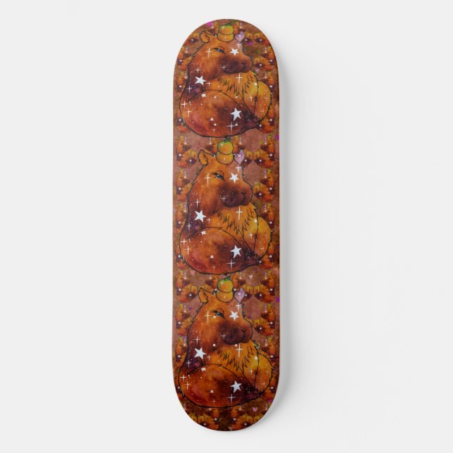Capybara namens Dream Skateboard (Vorderseite)
