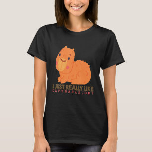 Capybara Niedlich Capybaras Rodent Animal Capybara T-Shirt