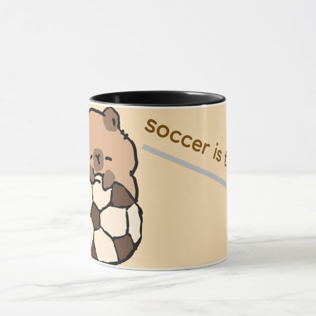 Capybara niedliche Tasse (Zentrum)