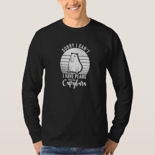 Capybara Niedlicher kleiner Nagetier Schwimmen T-Shirt