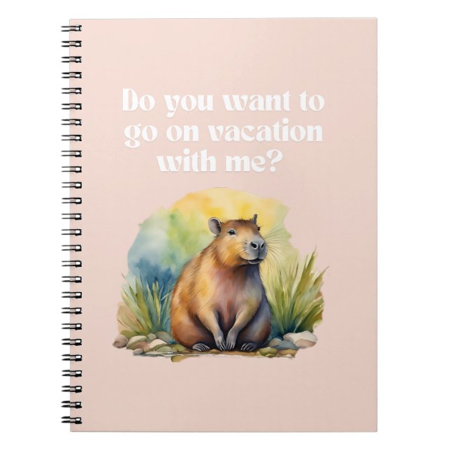 CAPYBARA NOTEBOOK-3 NOTIZBLOCK (Vorderseite)