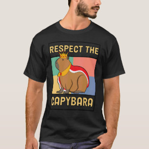 Capybara Ok I zieht Capybara Retro hoch T-Shirt