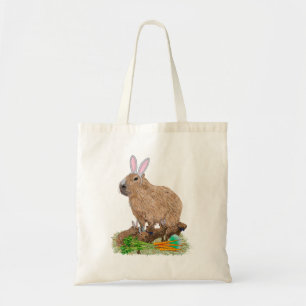 Capybara Ostern Niedlich Bunny Funny Tragetasche