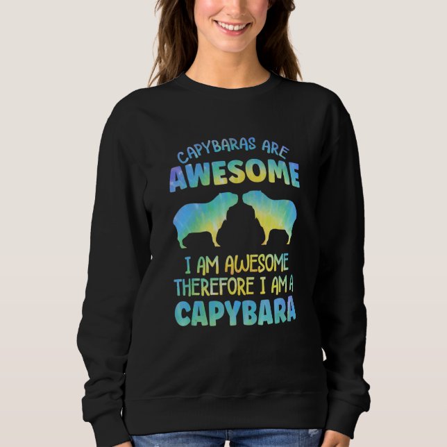 Capybara Outfit for Capybara Lovers Apparel Women  Sweatshirt (Vorderseite)