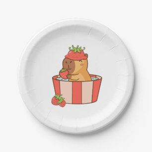 Capybara Paper-Teller Süße Tier Party Pappteller