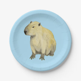 Capybara Pappteller