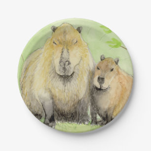 Capybara Pappteller
