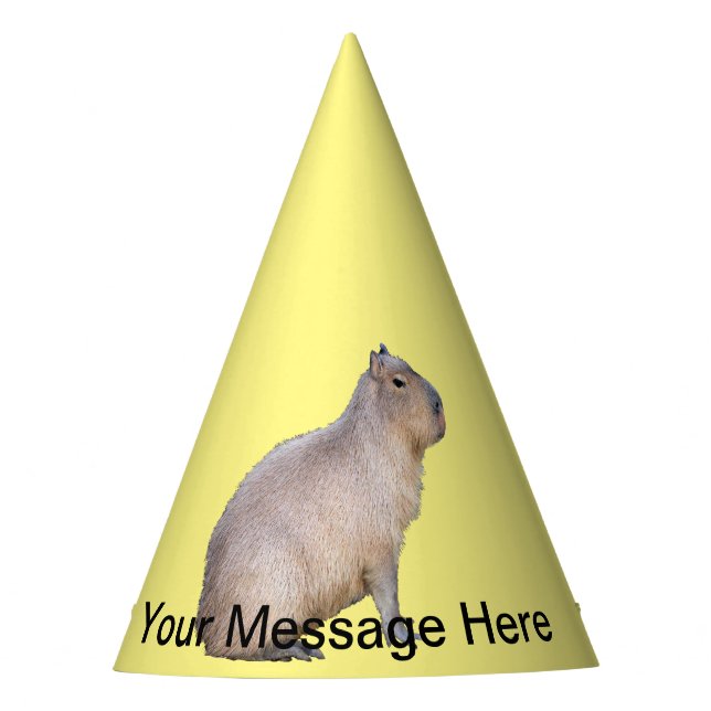 Capybara Partyhütchen (Vorderseite)