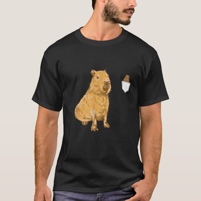 Capybara Peluches Party Peluche Capybara T-Shirt (Vorderseite)