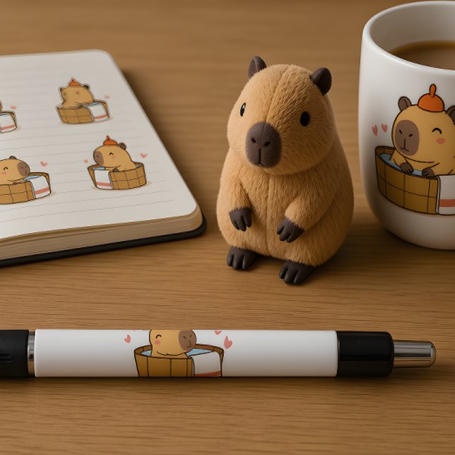 Capybara Pen | Süße Tier Stationery-Geschenk Kugelschreiber (Von Creator hochgeladen)