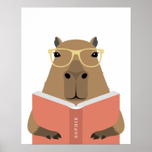 Capybara-Personalisierter Druck Poster
