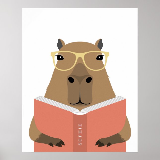 Capybara-Personalisierter Druck Poster (Vorne)