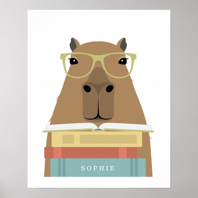 Capybara-Personalisierter Druck Poster (Vorne)