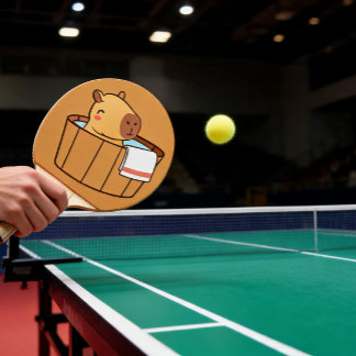 Capybara Ping Pong Paddle | Funny Animal Themed Tischtennis Schläger