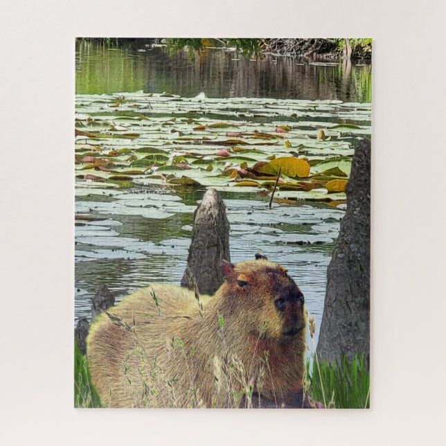 Capybara - Pneumatophoren - Wildtiere Puzzle (Vertikal)