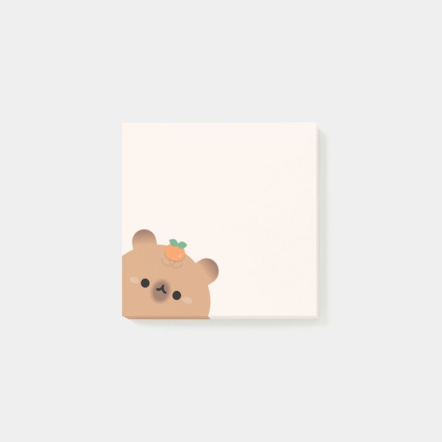 Capybara Post-it Klebezettel (Vorderseite)