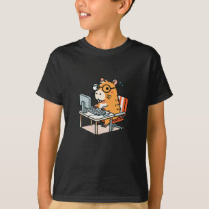 Capybara-Programmierer arbeiten an der Computerkle T-Shirt