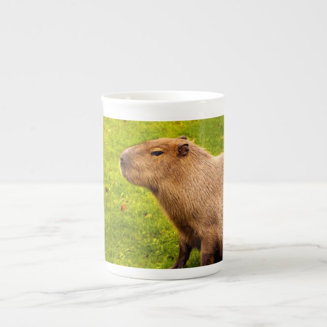 Capybara Prozellantasse (Vorderseite)