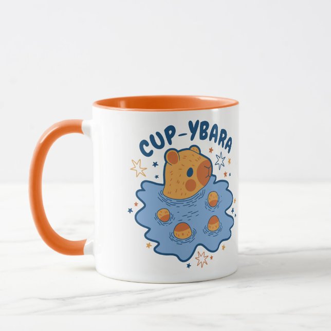 CAPYBARA PUDDLE PUN CAP-YBARA TASSE (Links)