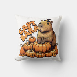 Capybara Pumpkins Halloween Kissen