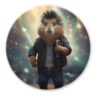 Capybara Punk Rock Singer, Keramikknauf