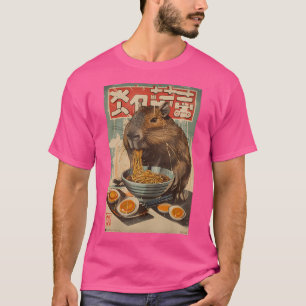 Capybara Ramen Japanisch T-Shirt