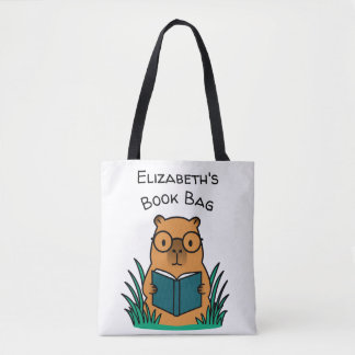 Capybara Reading Book