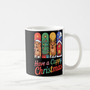 Capybara Rentiere Xmas Haben Ein Capy Weihnachten Kaffeetasse