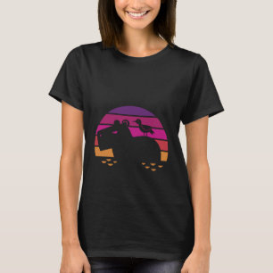 Capybara Retro Sunset Capy Vintag Vibe T-Shirt