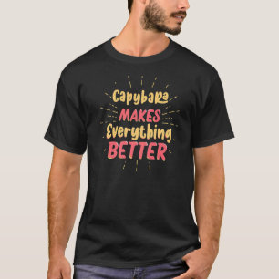 Capybara Riesenrodent Capybara macht alles T-Shirt