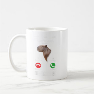 Capybara ruft Funny Capibara Rodent Animal L Kaffeetasse